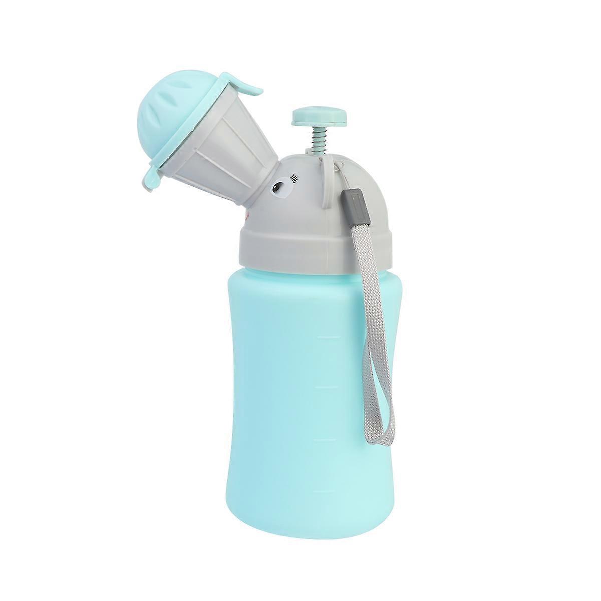 Pee Bottle For Toddler Travel Portable Potty Bottle Pale Green Emergency Use Urination Tool 1Pc