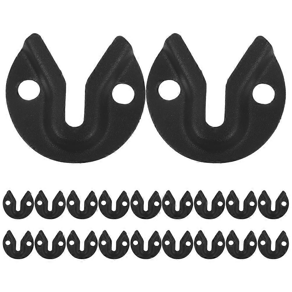 Secure Metal Fasteners 20Pcs Black Invisible Design Picture Hanging Hardware for Hanging