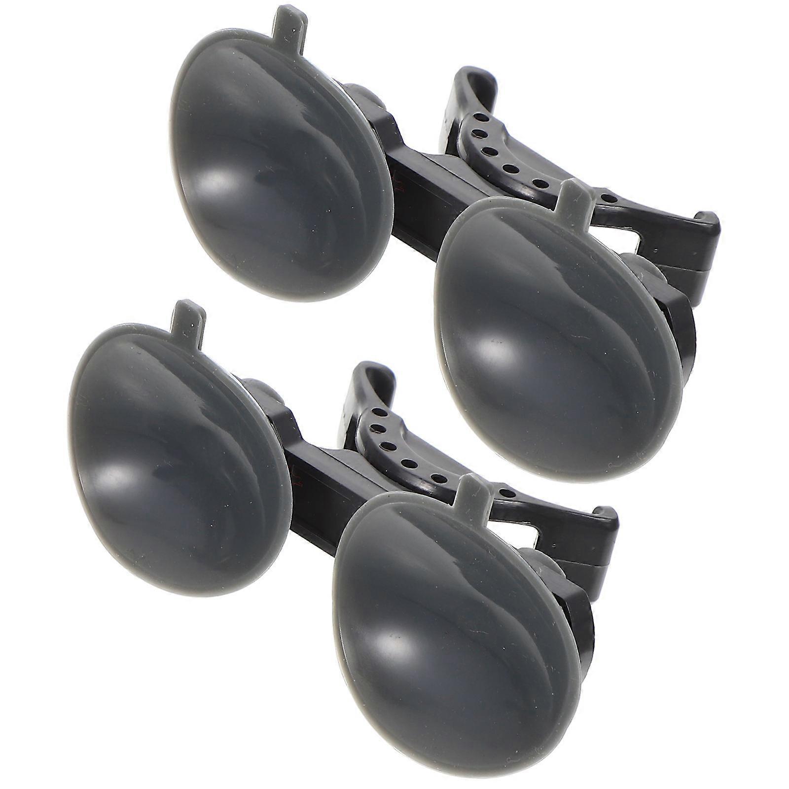 Fish Tank Lamp Holder Aquarium Light Mounting Kit Grey Rectangular For Aquarium Owners 2Pcs