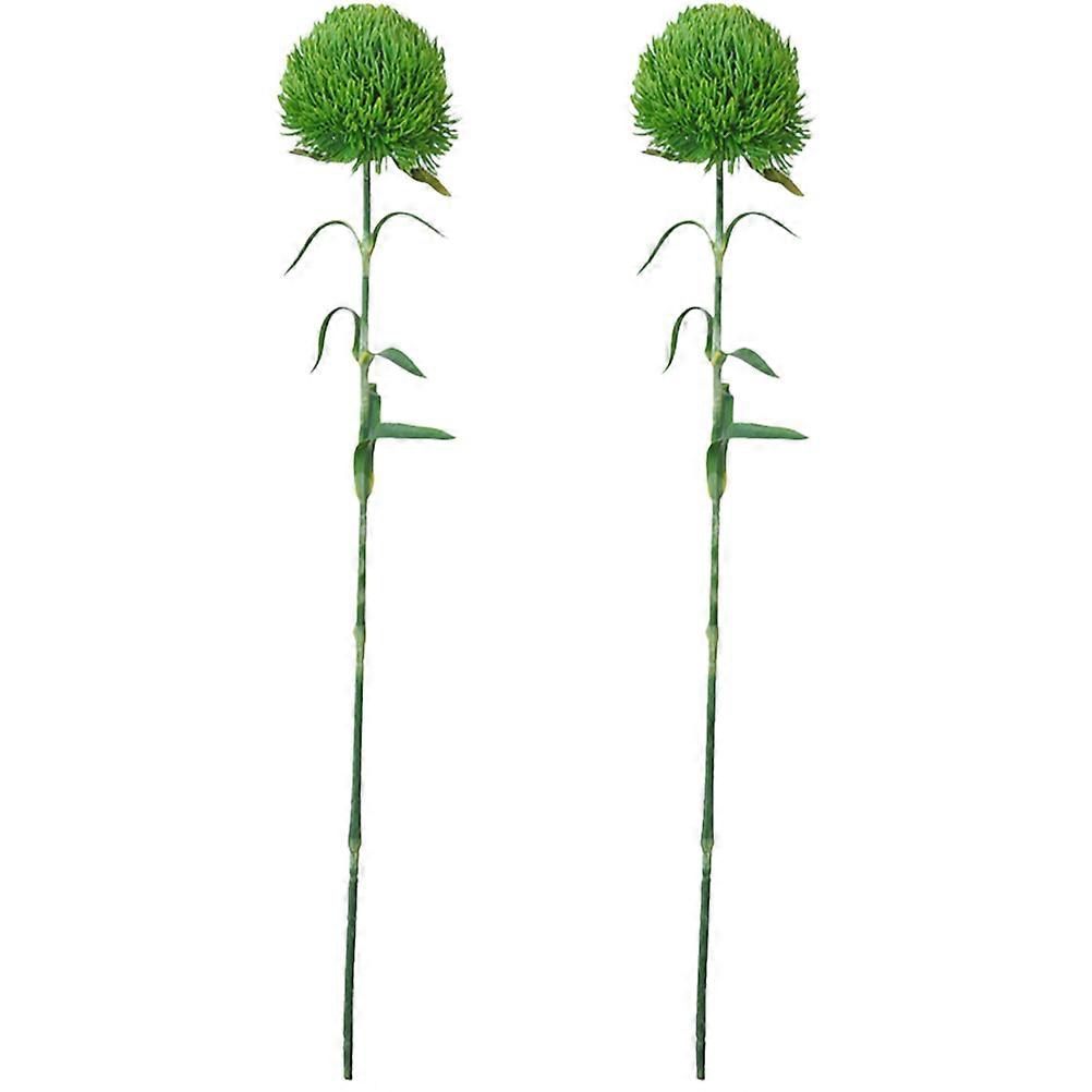 Faux Greenery Stems Artificial Plants Shop Decoration Round Shape Advanced Simulation Technology 2Pcs