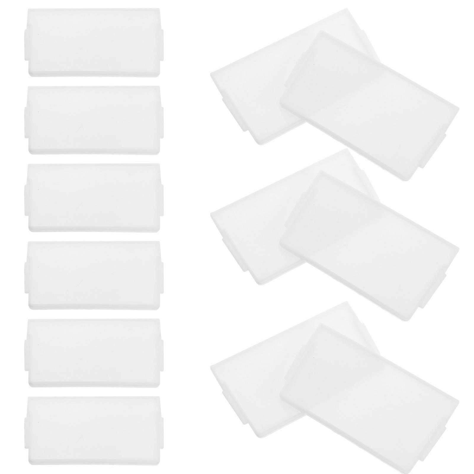 Dividers For Drawers Organizing Transparent Color Rectangular Shape Plastic 32Pcs
