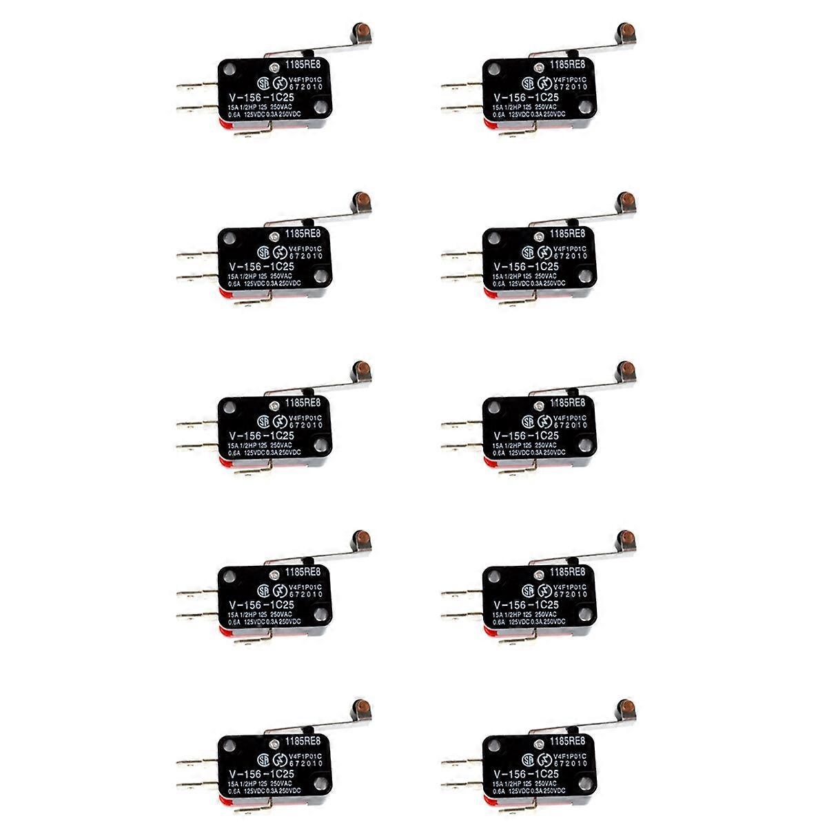 Mini Limit Switch SPDT Snap Action LOT - Red and black