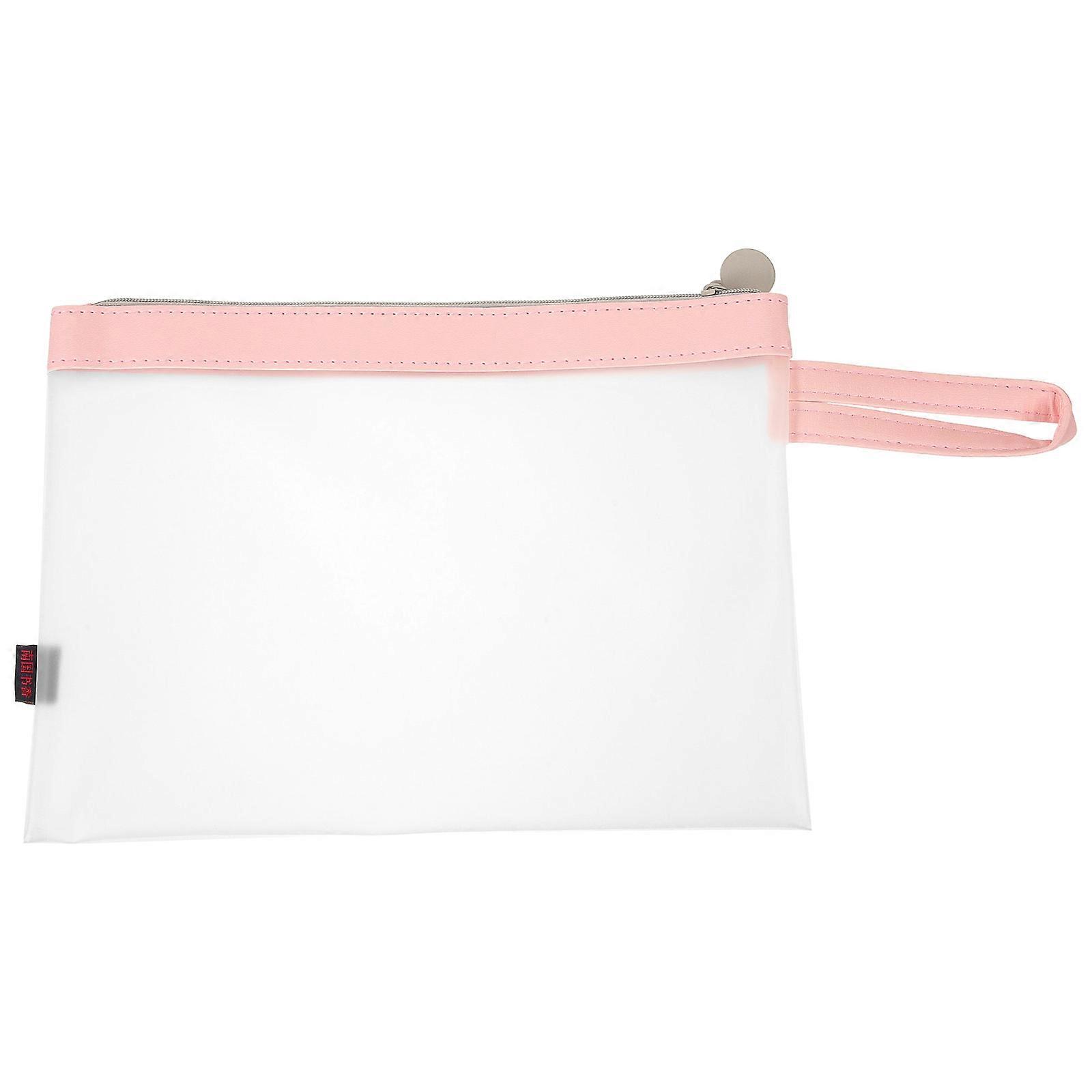 Folder Organizer Large Capacity Travel Makeup Bag Women Daily Use A5 Size 1Pack