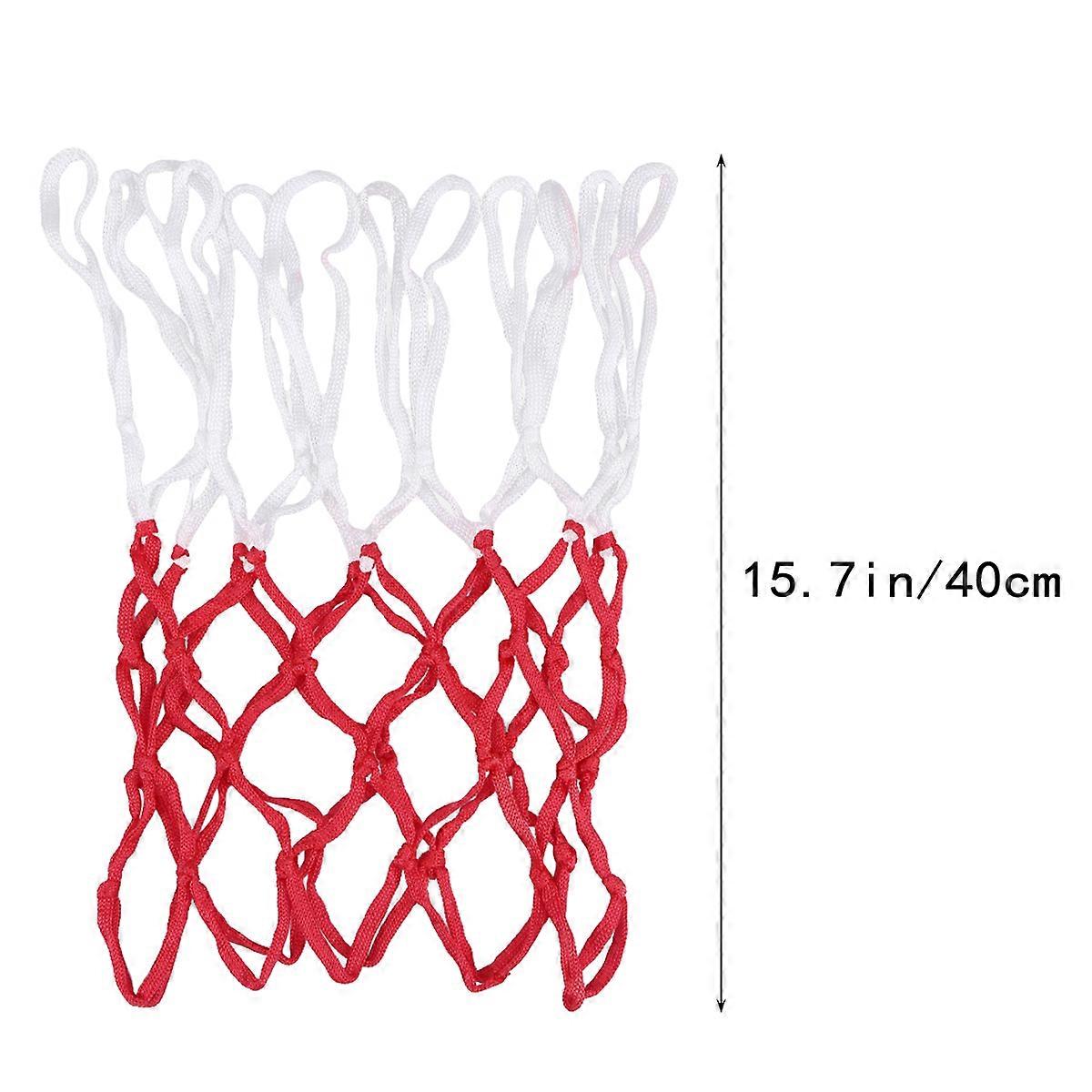 Thickened Basketball Net Braided For Indoor And Outdoor Occasions 76x2x1cm Size Polypropylene Material Durable 1Set