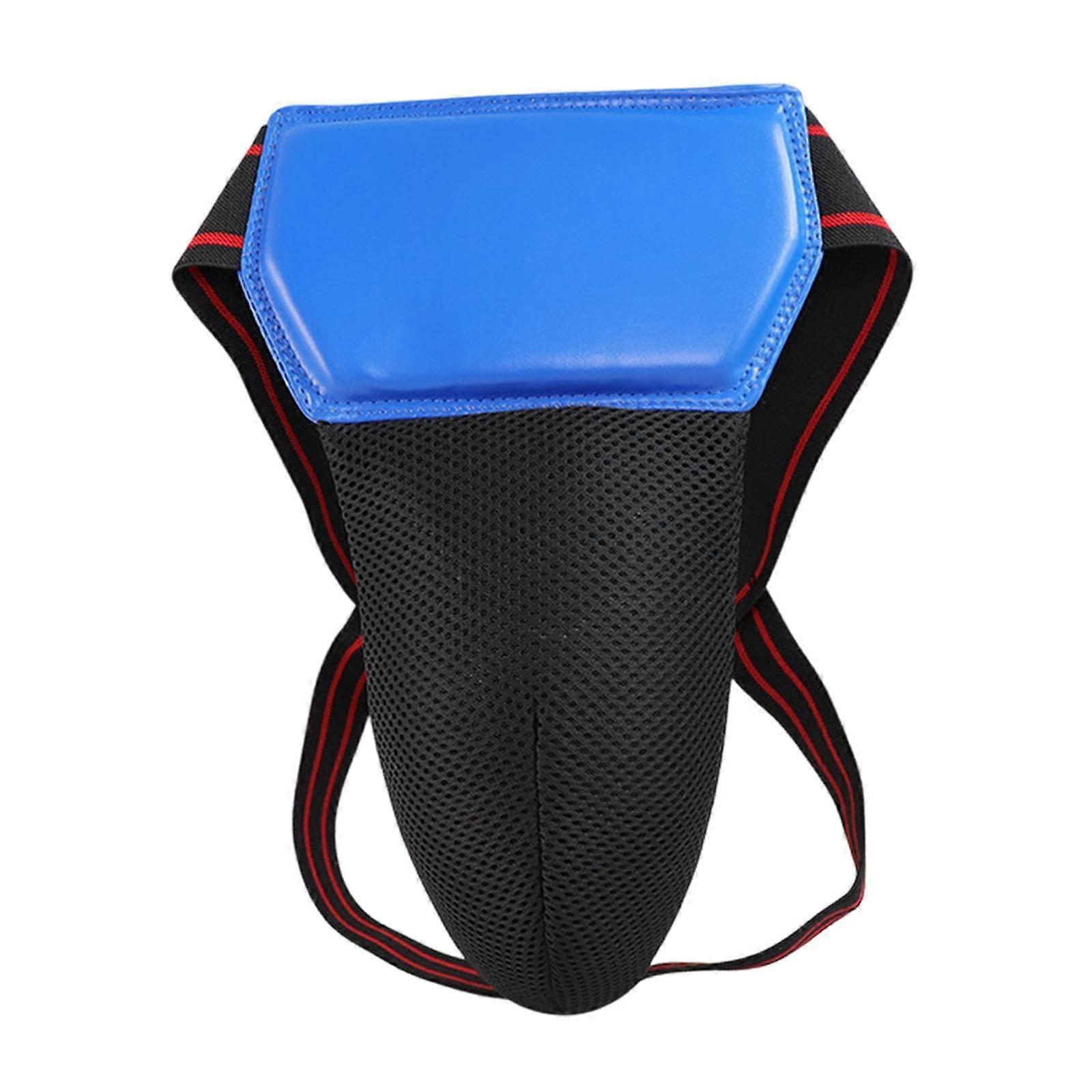Taekwondo Groin Protector Versatile Gear Tugged Protection blue for Ref: 3108