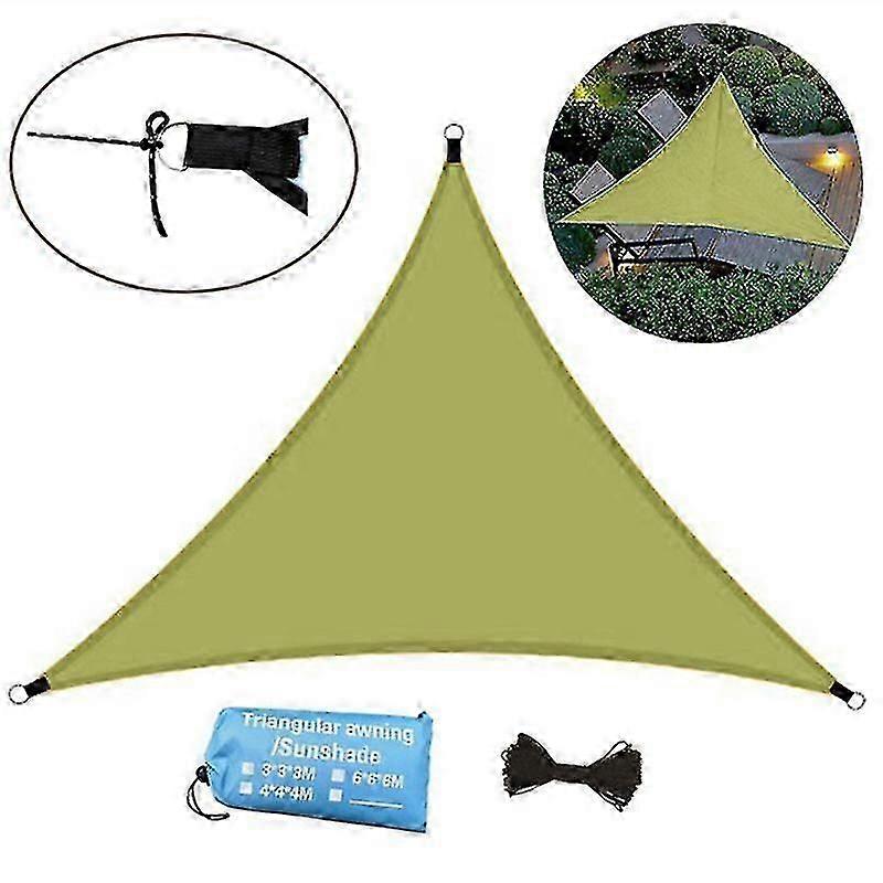 Triangle Sunshade Sail Canopy Patio Waterproof Tent Uv Block Awning For Garden Backyard