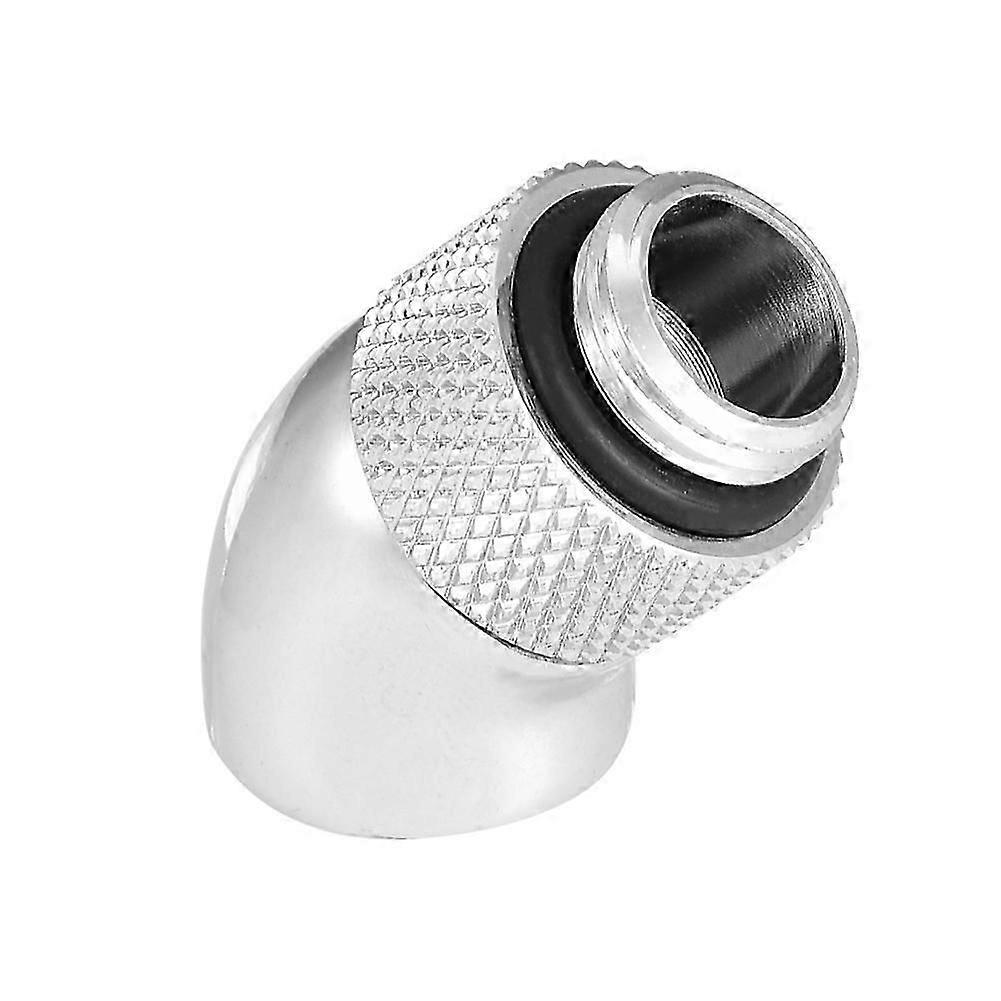 45 Degree Angled G1/4 Fitting Adapter Connector Water Cooling System Tackle Accessory