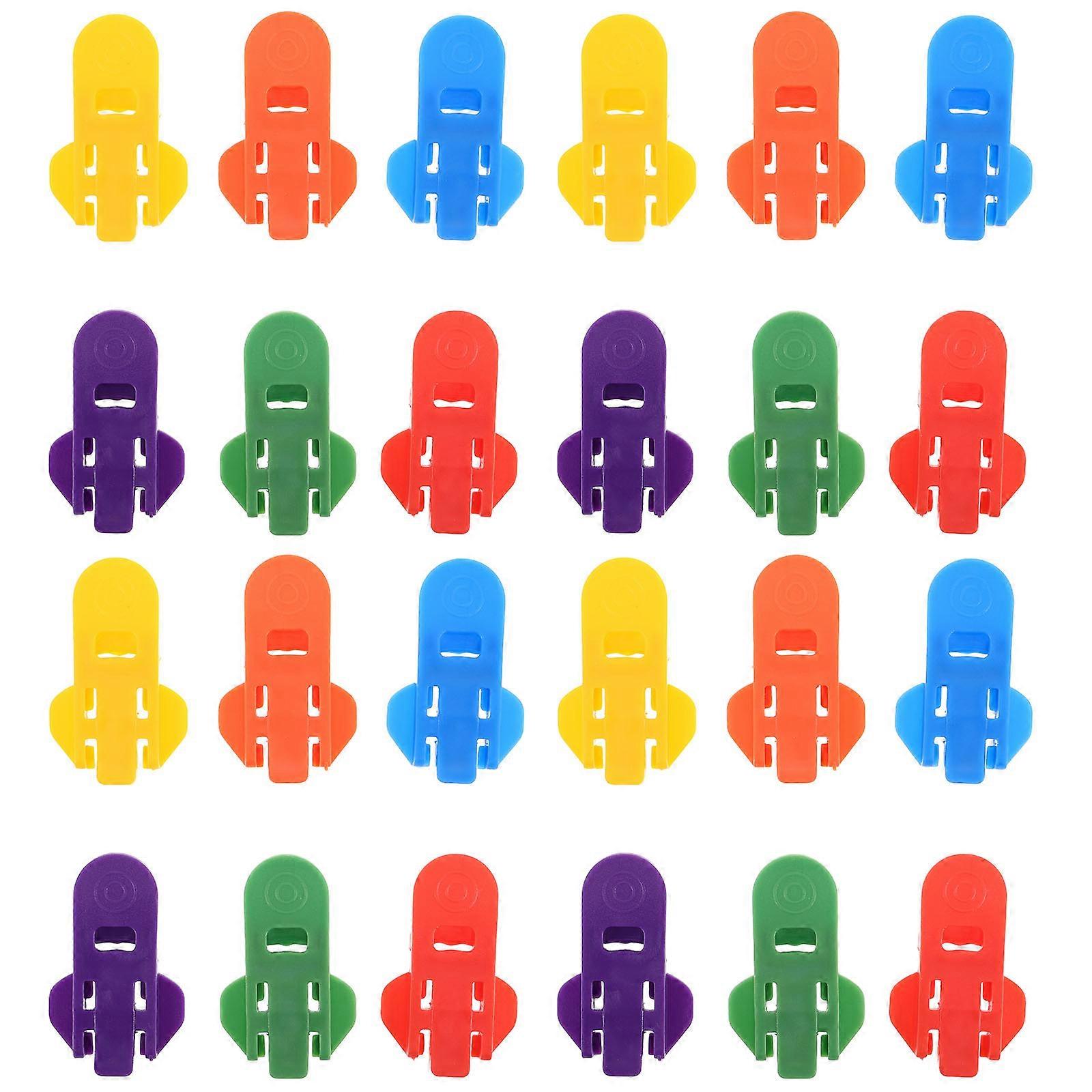 Punch Bottle Opener Soda Lids Compact Plastic Beverage Cover Protector Multifunctional 24Pcs