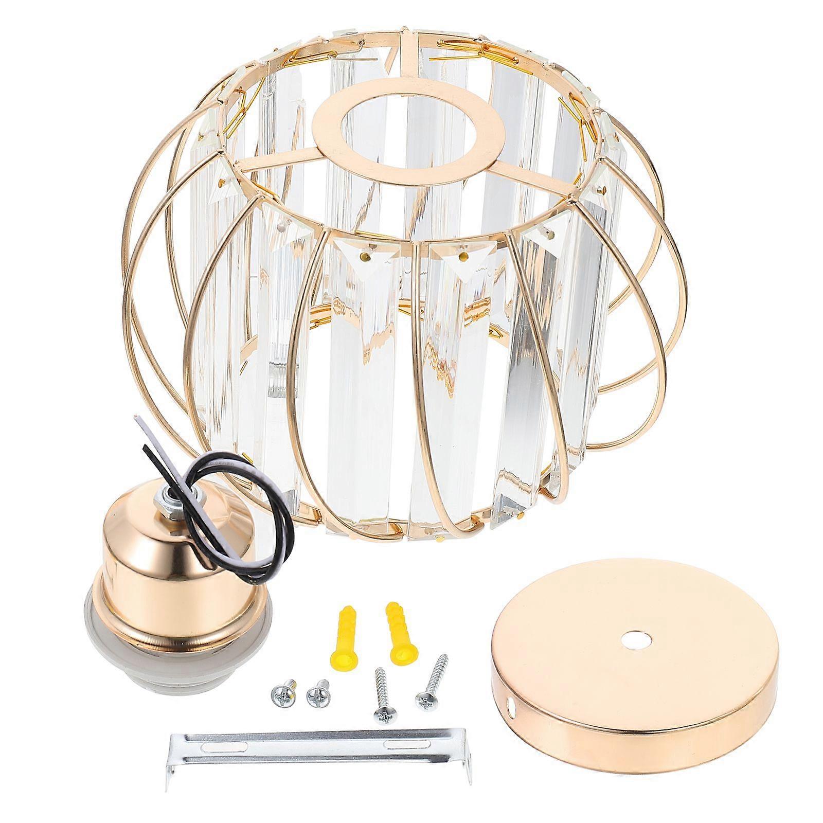 1PC Simple Single Head Crystal Chandelier Corridor Single Head Hanging Lamp