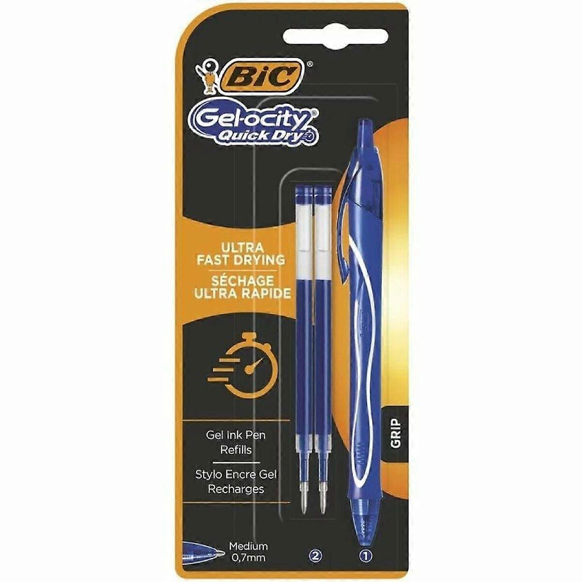 Penna med flytande bläck Bic Gelocity Quick Dry 951757 Blue
