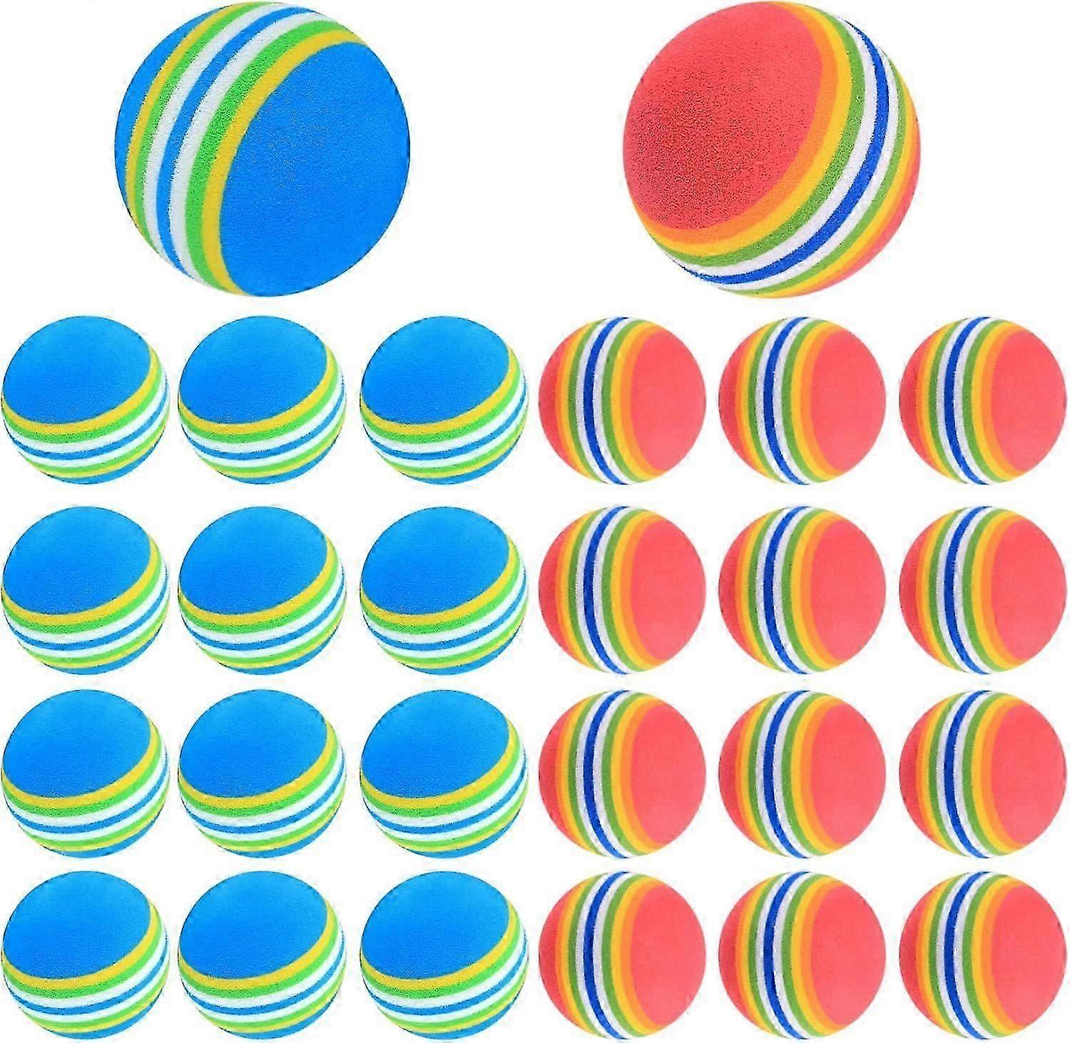 Sponge practice golf balls for indoor/outdoor golf practice (26-pack)