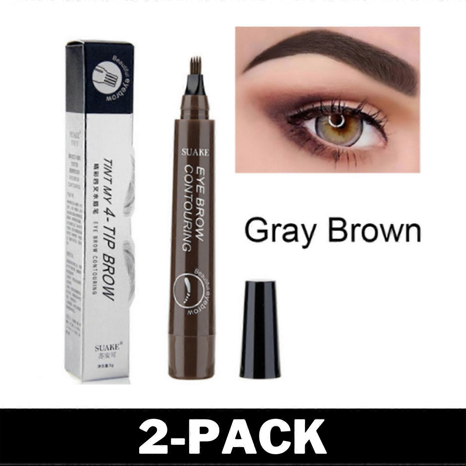 Luxurious Eyebrow Pencil Multipack Gray Brown 2-Pack