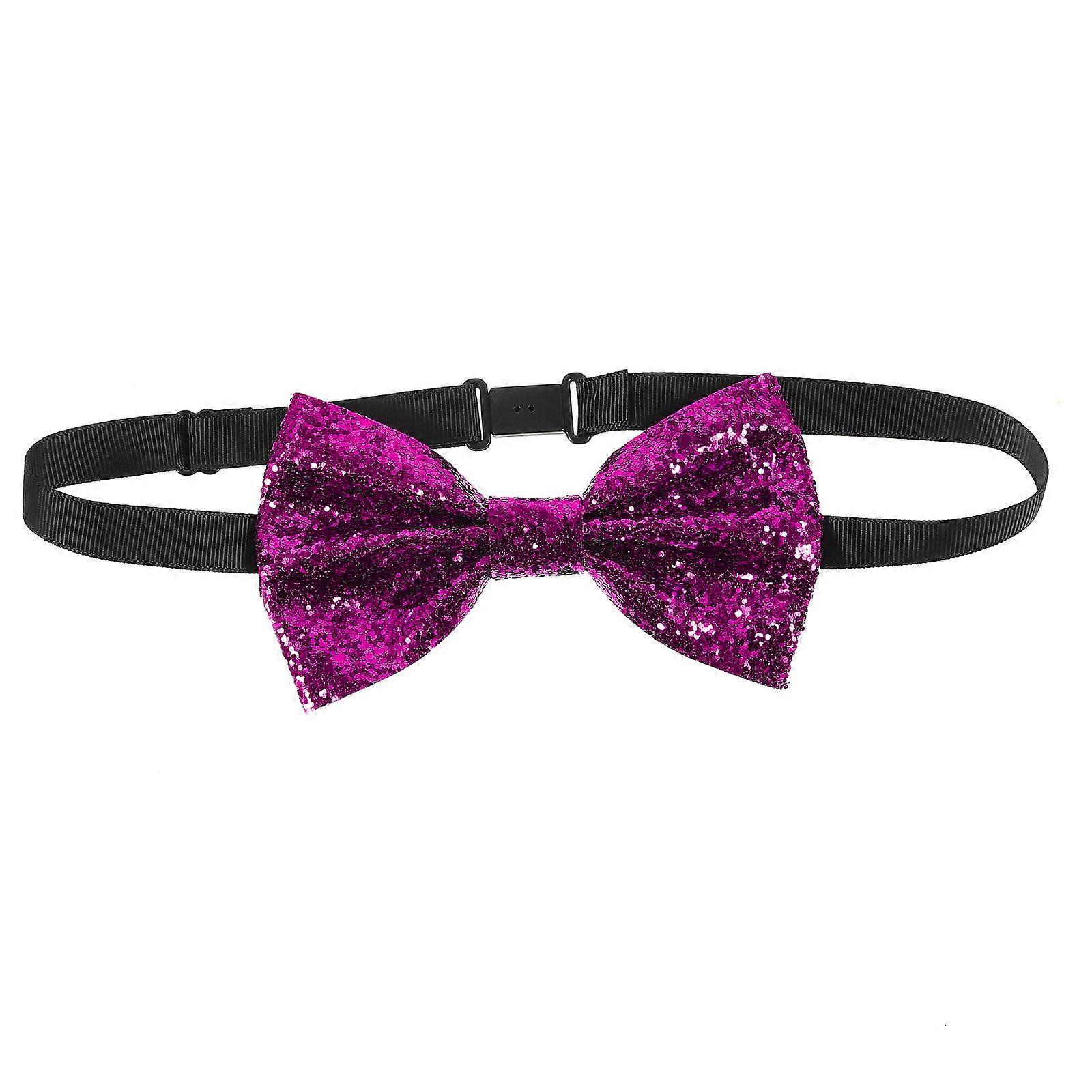Bow Tie Tuxedo Bowtie Adjustable Sparkling Effect For Men Wedding Party 1Pack