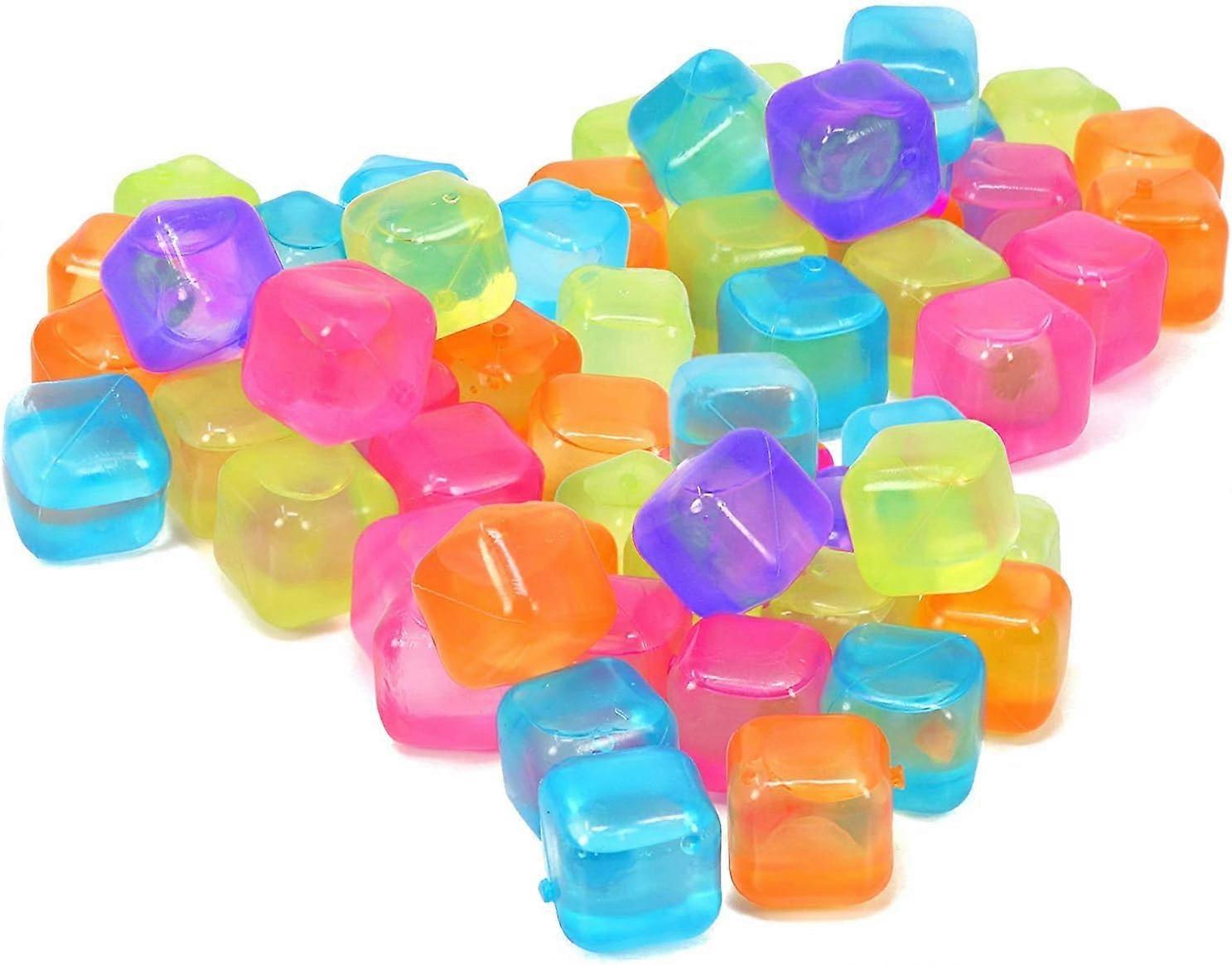 Reusable Quick-Frozen Water Ice Cubes - Great for Summer BBQs, Garden Parties or General Use 60 Cubes