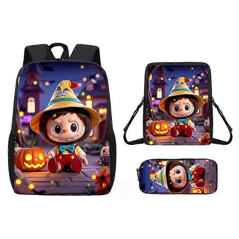 Labubu Cute Printed Cartoon Anime Children's Backpack