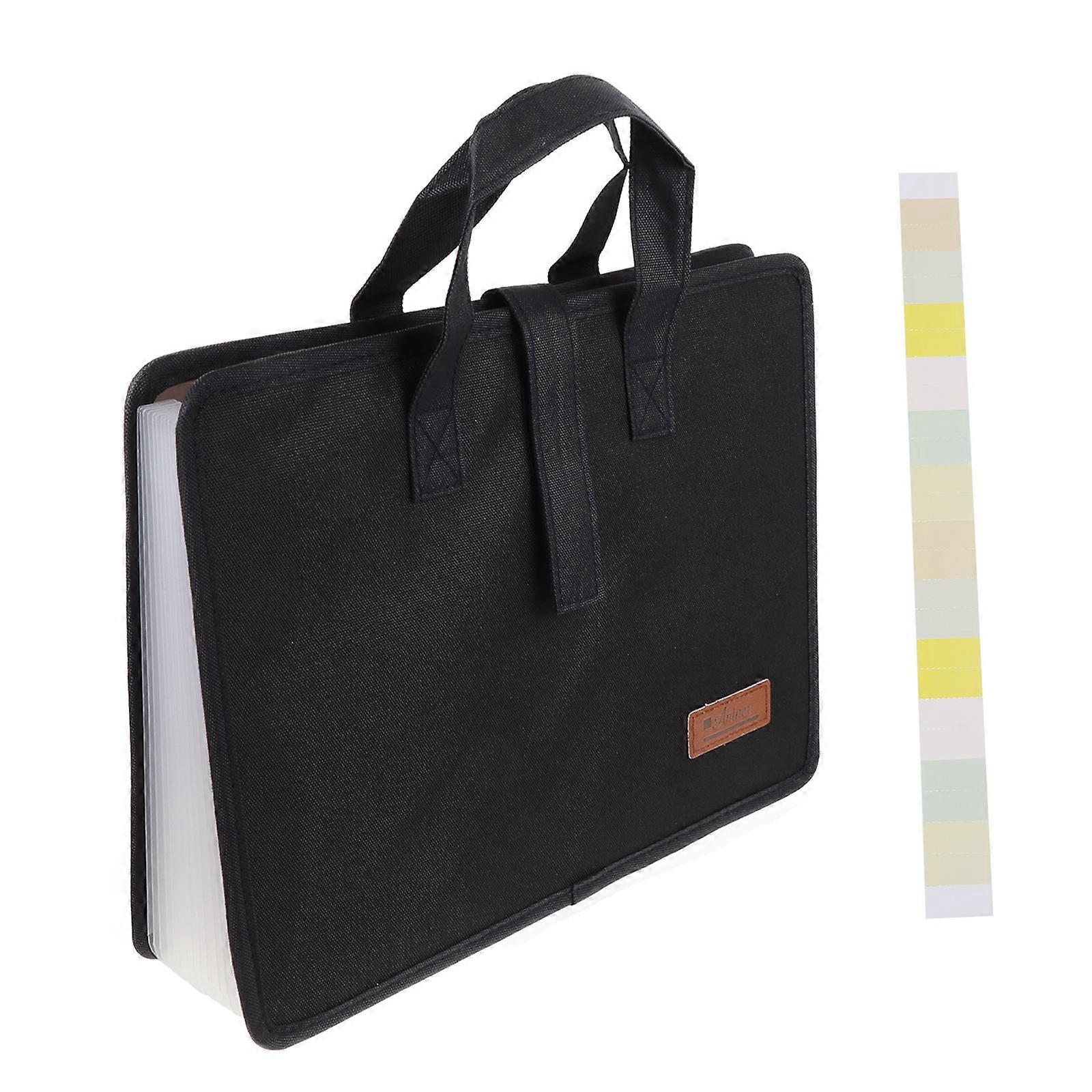 Office Folders Organizer Folder Document Organizer 13 Pockets Waterproof Rectangular Shape 1Pcs