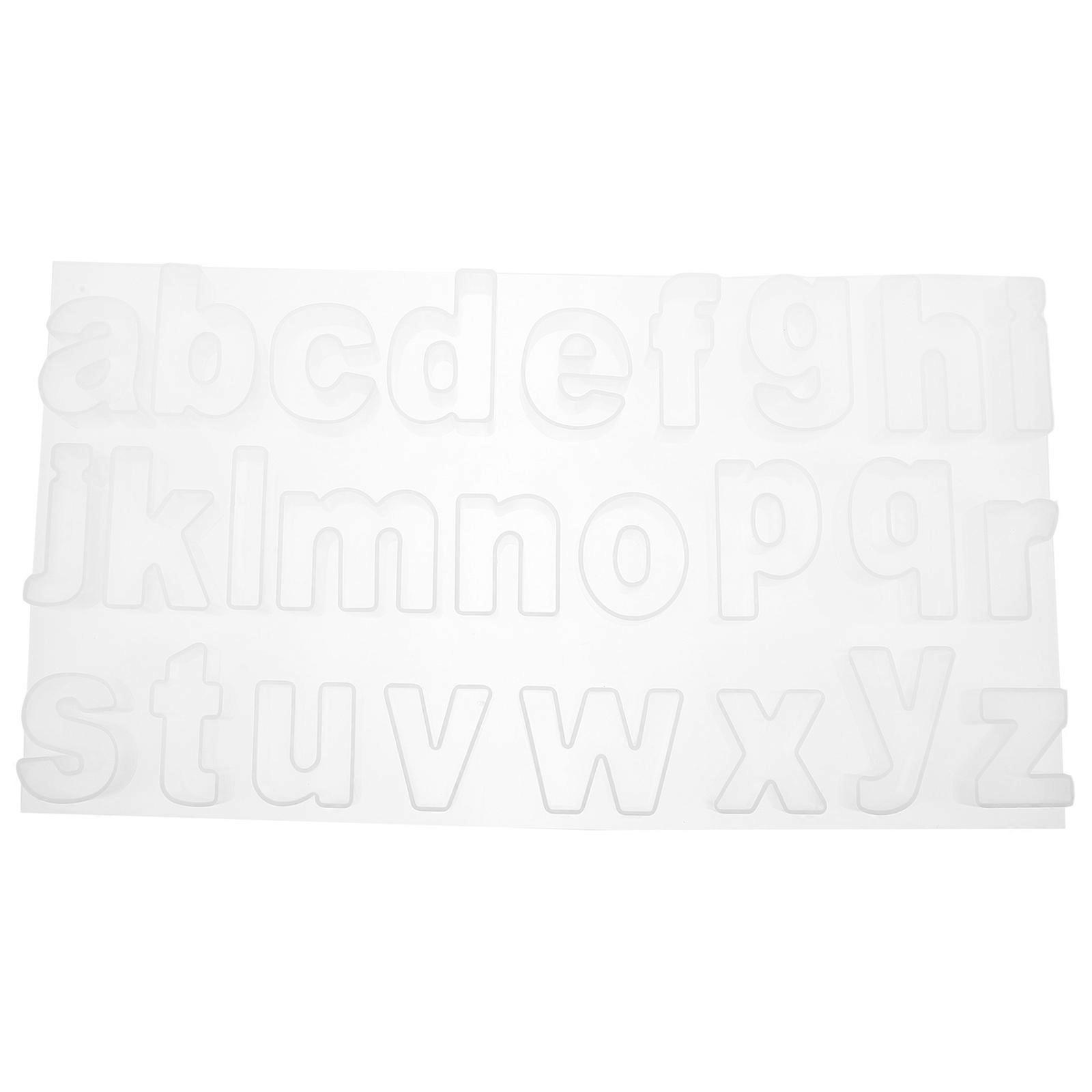Multipurpose Silicone Molds For Birthday Pendant Making White 38.00X21.00X3.00cm Non-Stick Surface 1Set