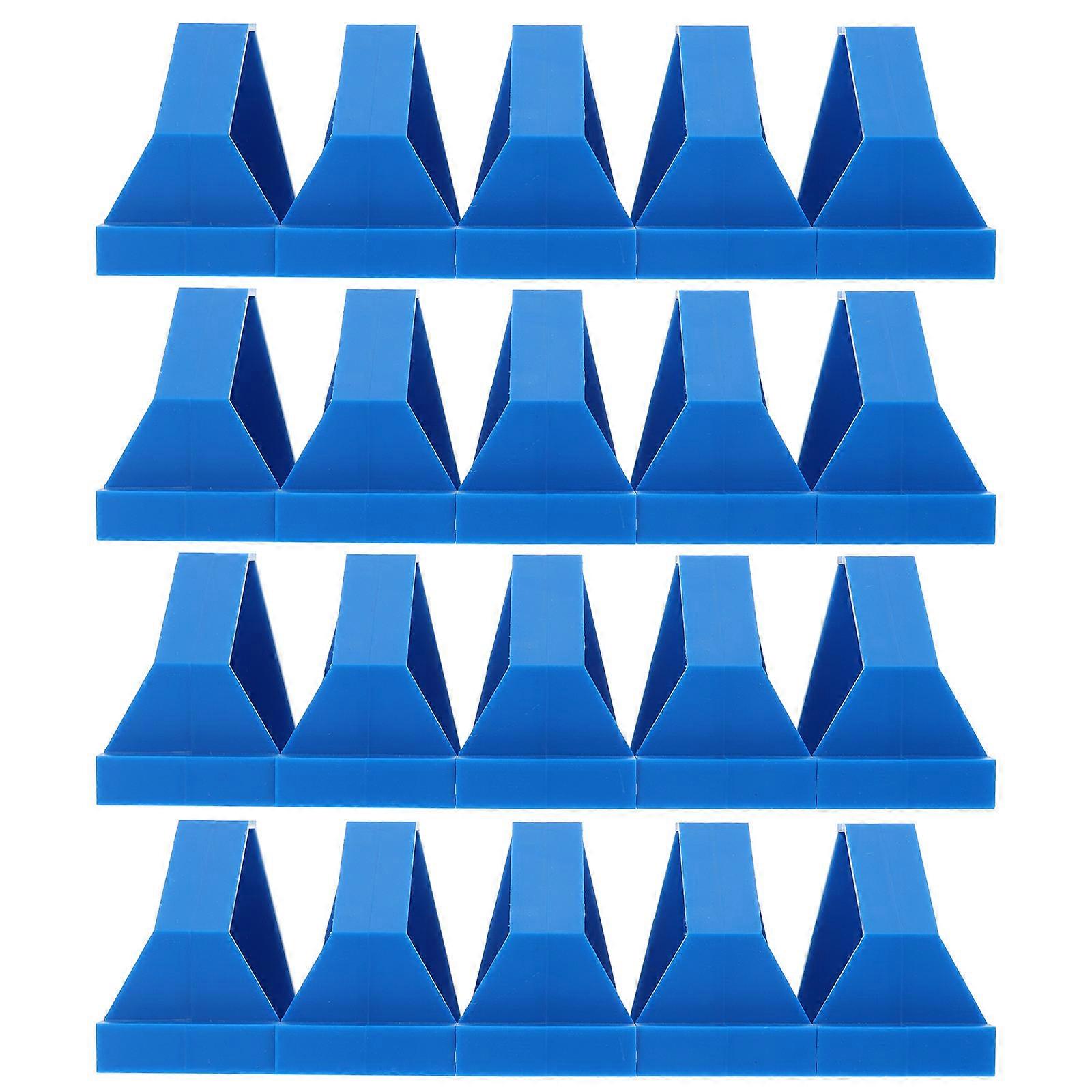 Wood Flooring Tools with ABS Material for Easy Installation 20 Pieces Blue Spacers for Floor
