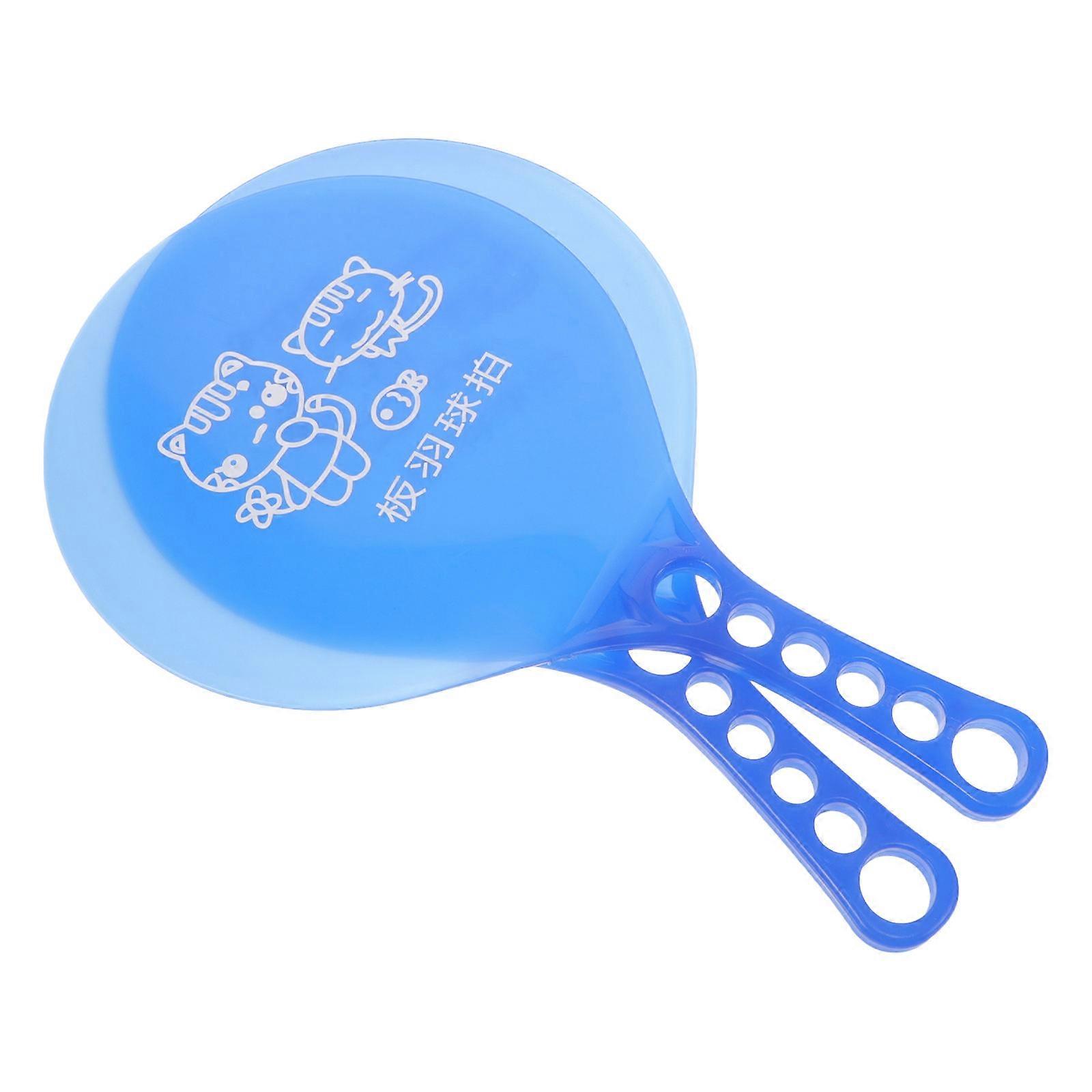 Plastic Shuttlecock Rackets Badminton Rackets For Beach And Garden Use Durable And Anti-Slip 1 Pair