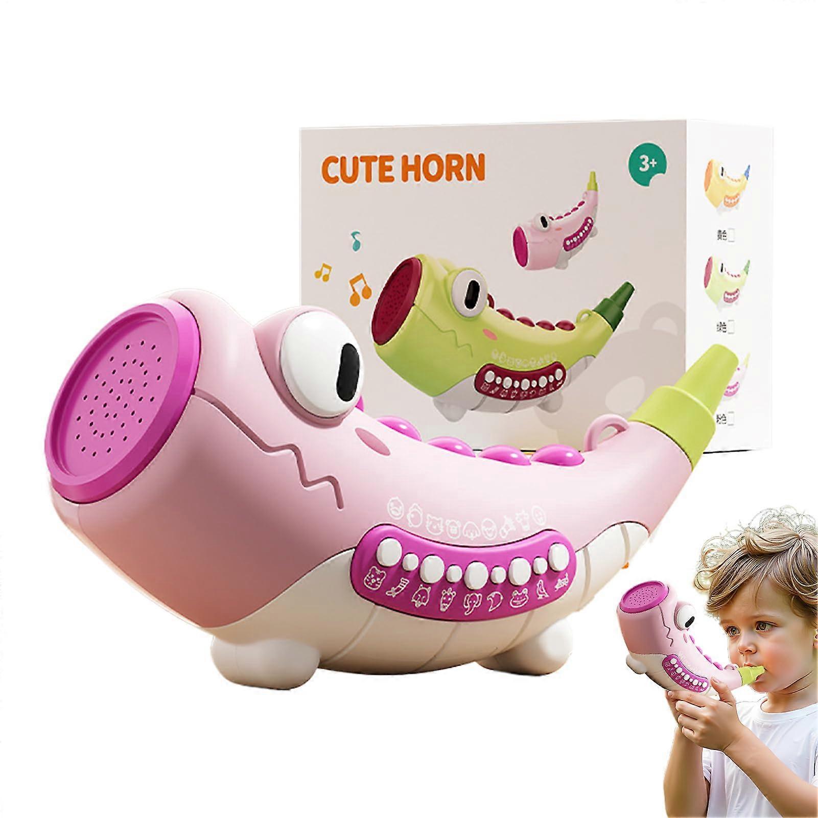 Animal Caller Toy for Outdoor Play, Fun Hunting Game for Kids, 2 Modes, Pink, Enhances Lung Capacity and Early Learning
