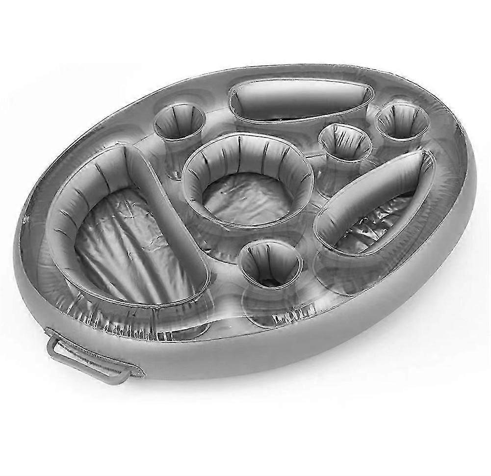 スイミングプールフロートビールテーブルクーラーテーブルバートレイインフレータブルスイミングプールマットレスウォーターフードドリンクホルダースイムアクセサリー