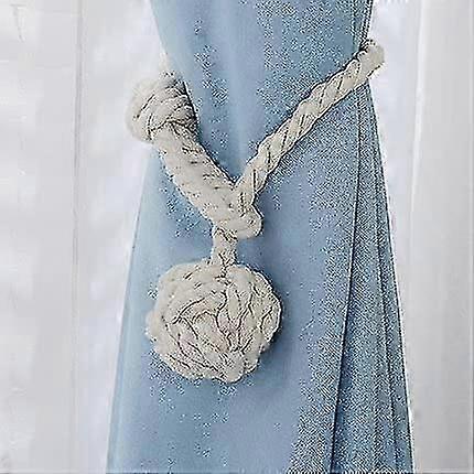 Set of 2 Curtain Drawstring Holders with Tieback and Tie Tape