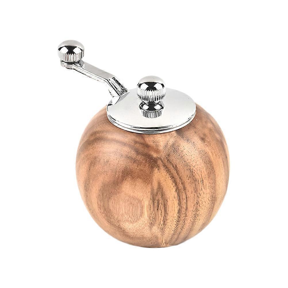 Pepper Grinder Wood Manual Kitchen Gadget Home Use Restaurant Use 7*8 Cm Grinding Salt Container 1Set