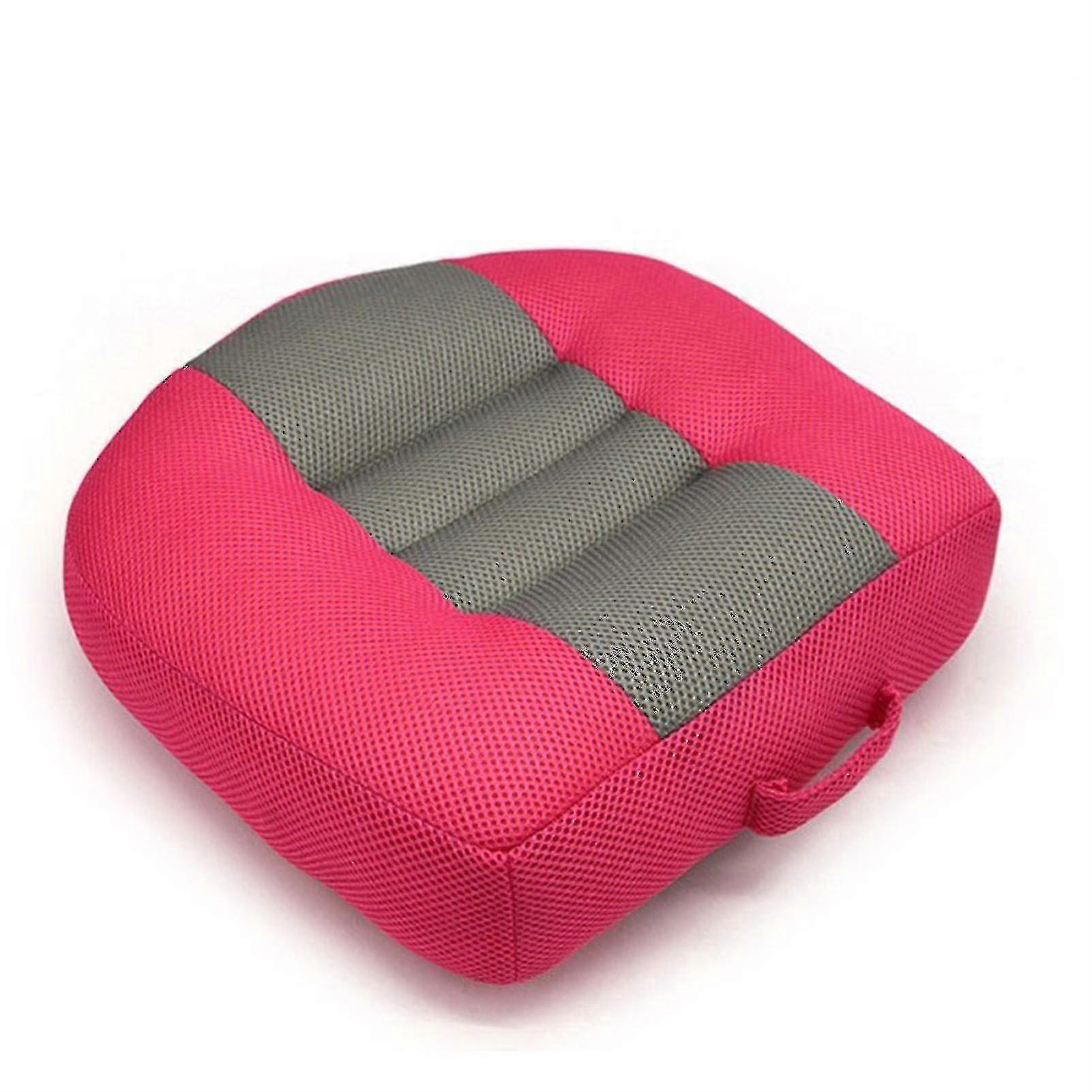 Comfortable Car Booster Seat Cushion with Handle, Breathable Mesh Height Boost Pad for Vehicle
