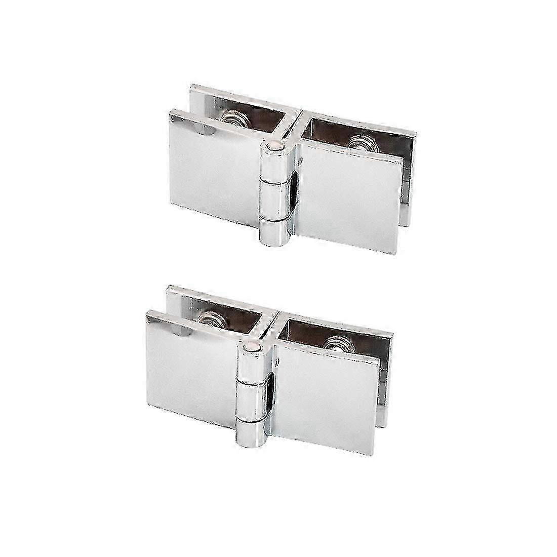 2 SZTUK 180 stopni Szklany Klips Do Drzwi Zawias Bez Wiercenia Szklany Zawias Szklany Szkło Do Szkła Grubość 5 mm - 8 mm