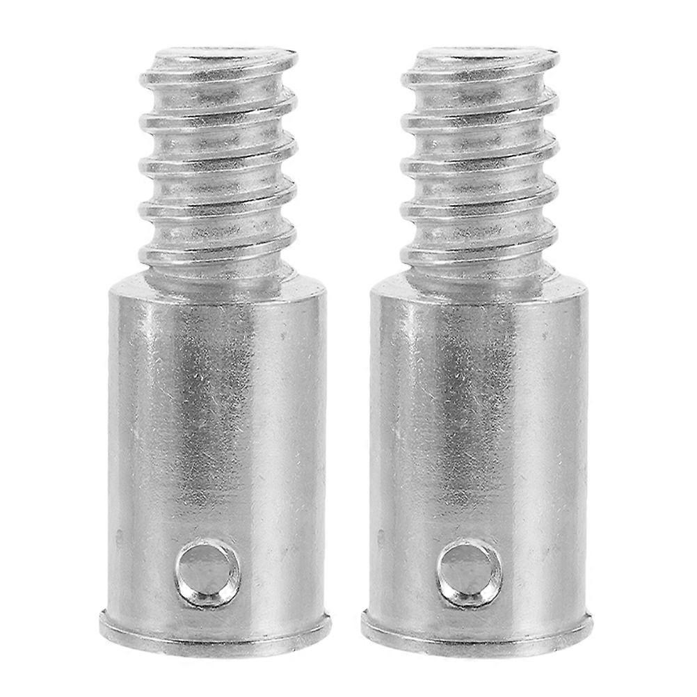 Aluminum Alloy Broom Handle Threaded Tip Adapter Connector for Mop and Broom Poles – Durable and Resistant for DIY and Household Cleaning