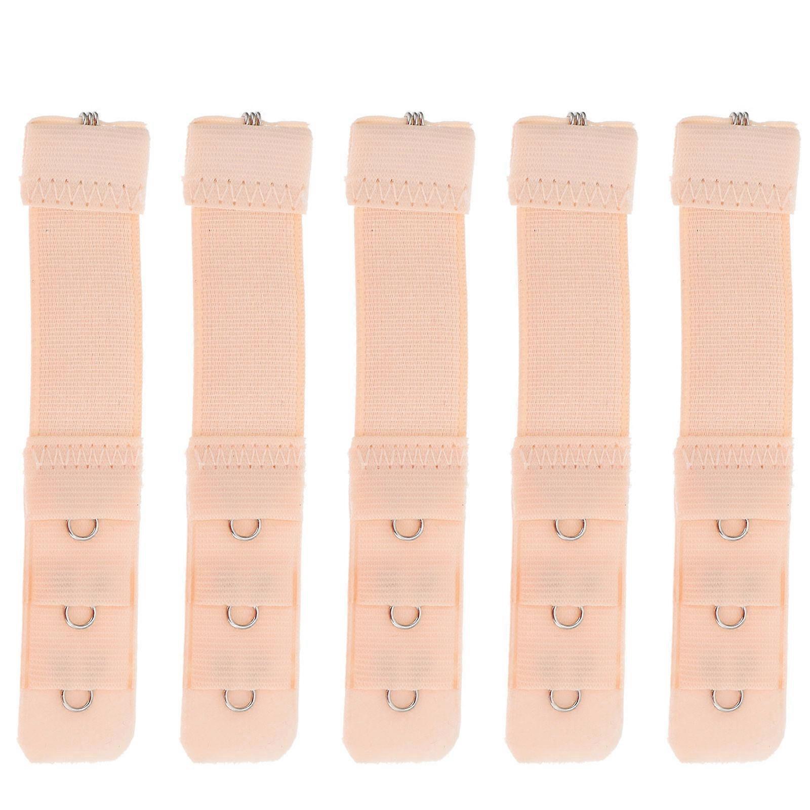 Pink Stretchable Bra Extenders with Stainless Steel Hooks for Comfortable Custom 20 Pieces