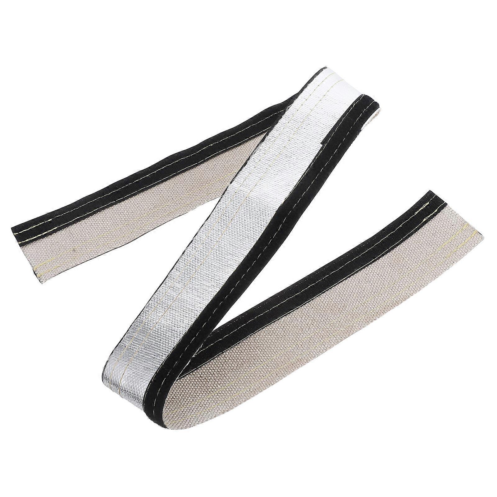 Chimney Insulation Aluminized Sleeving Hose Anti-aging With Hook And Loop Closure 10mm 1Pcs