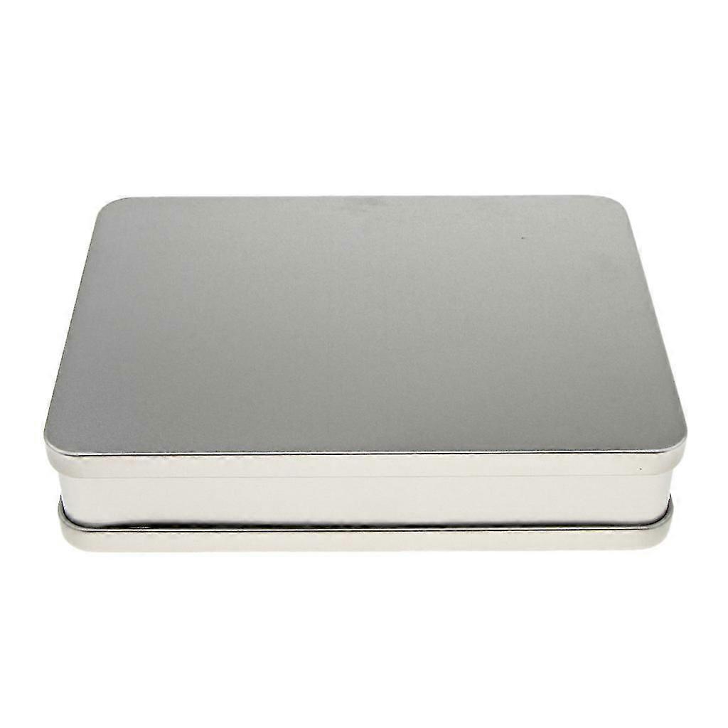 Rectangular Empty Tins Box Candies Pills Containers Storage Home Organizer