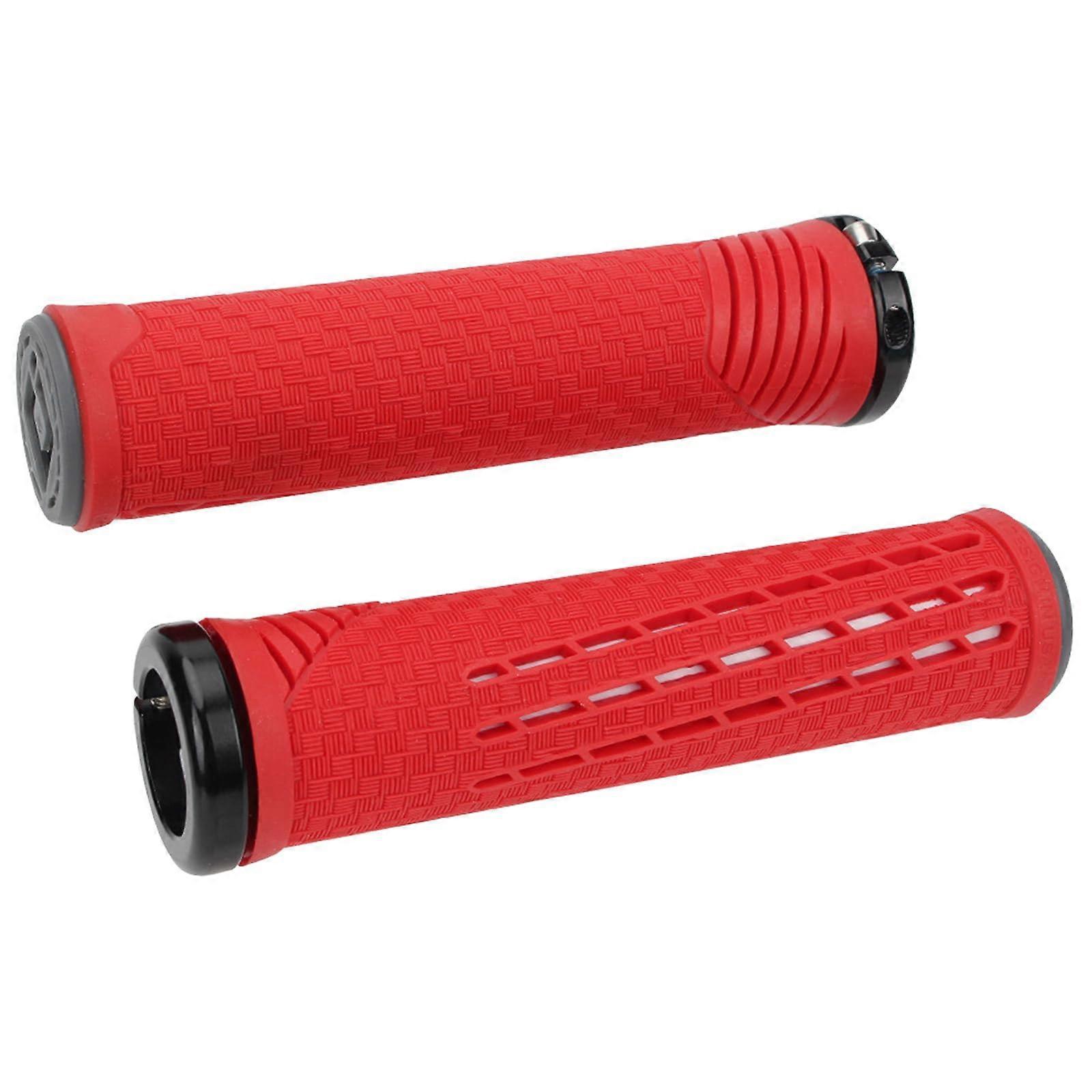 1 pair of bicycle handlebar grips, lightweight, silicone, nonslip, for cycling, mountain bikes Ref: 2403