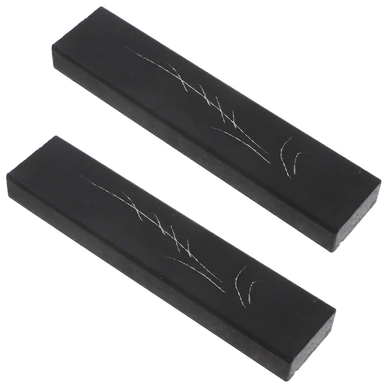 2 Pack Stone Paperweights Modern Calligraphy Tool for Office, Durable Decorative Desk Accessories, Unique Design