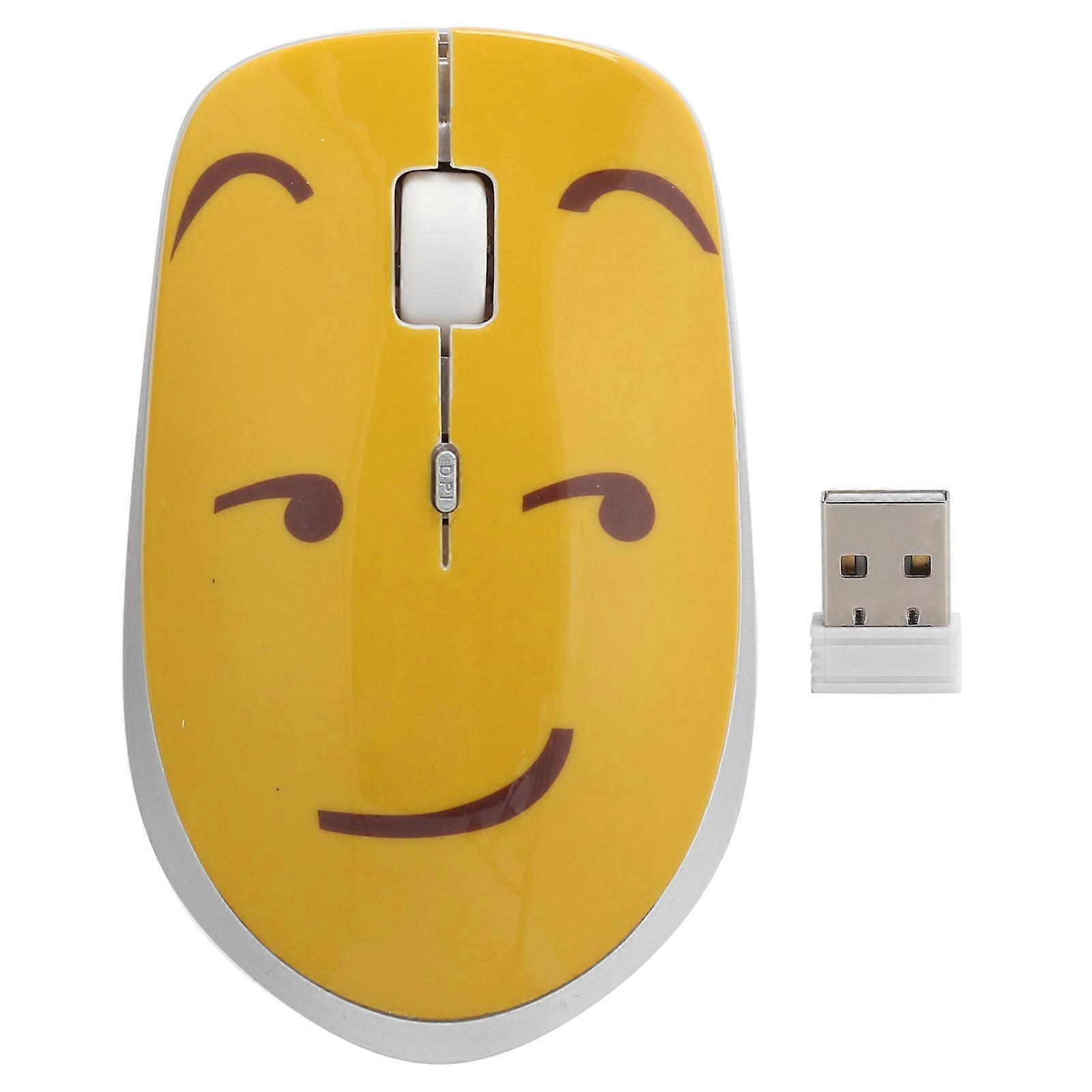 Wireless Mouse 2.4GHz Optical Plug in 3-Speed DPI Adjustable Computer External Device(Arrogant )