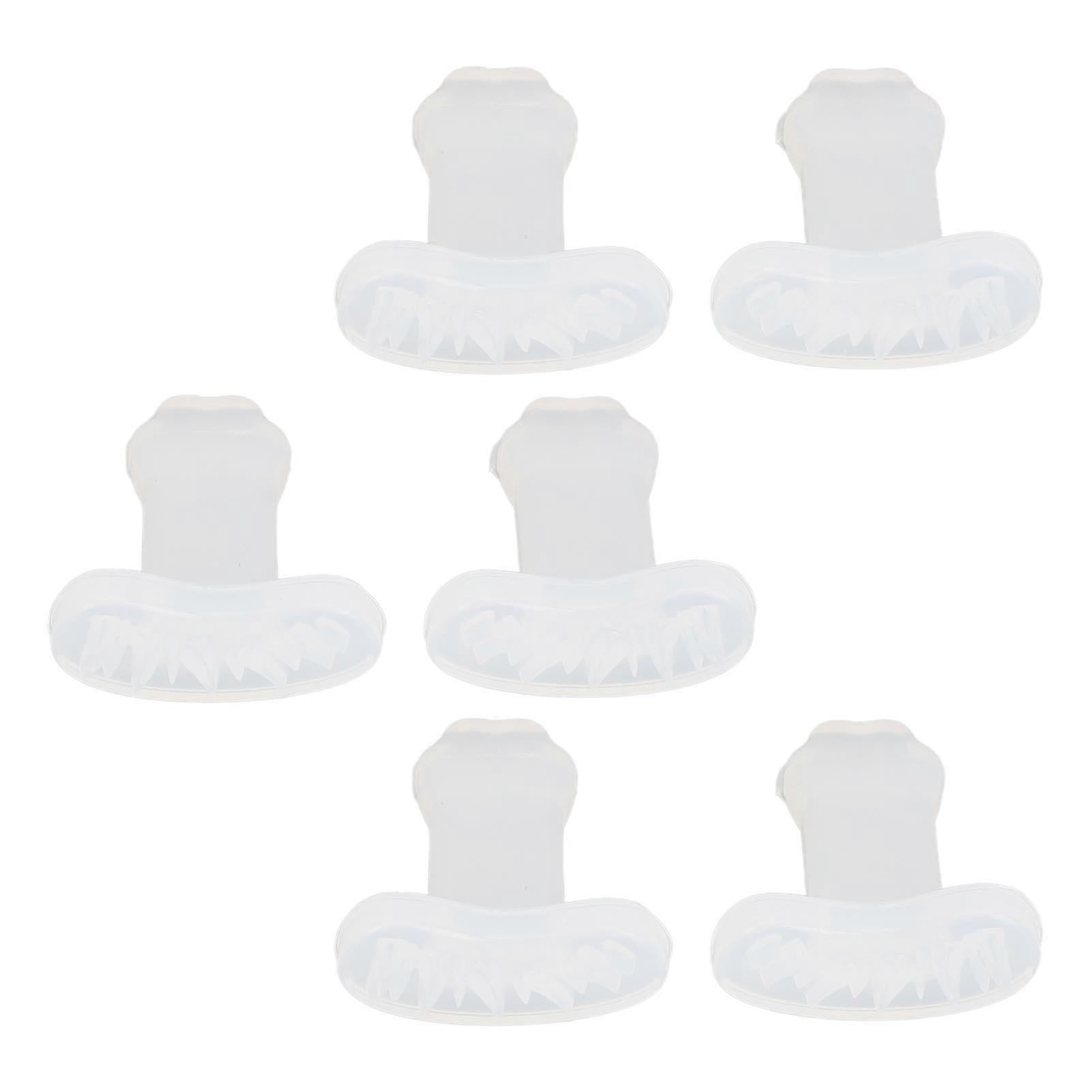 3 Pairs Lower Lashes Extensions Stamp Reusable Soft Silicone Eyelash Stamp Tool with Handle for Beginners