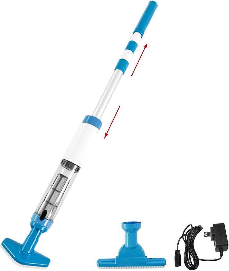 Rechargeable Pool Vacuum,Cordless Handheld Pool Cleaner,Multi-Function Electric Vacuum Cleaner Suitable for Spas,Hot Tubs,Hot Springs,Fish Tanks,Walls