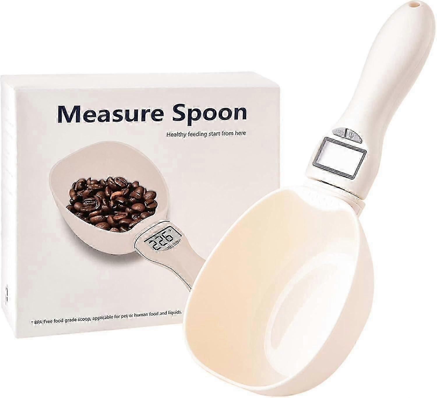 大型デジタル計量スプーン、LCDディスプレイ付き電子計量スプーン、最大800g、キッチンスケール