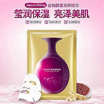 30g Estratto Vegetale Maschera Viso Nutriente Idratante Sbiancante Cura Della Pelle (Grano)