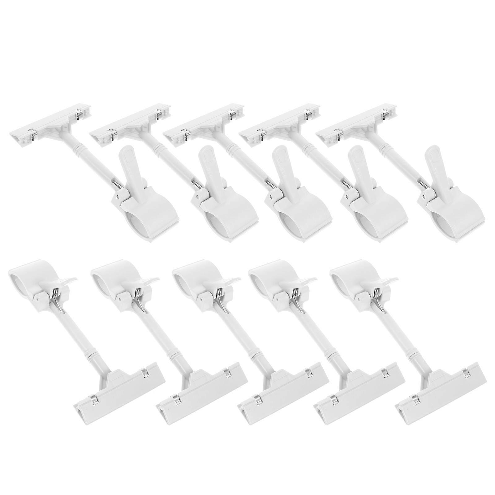 It sounds like you're referring to a product listing for **plastic sign clips or holders**, commonly used in retail environments. Here's a polished