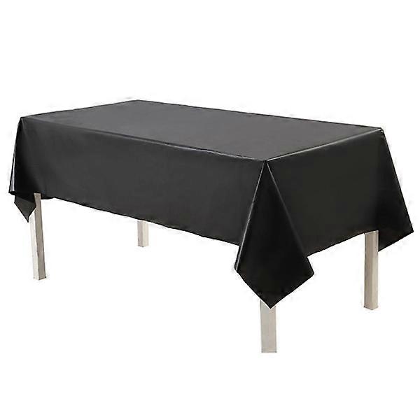 10-pack solid color tablecloths (black 137*274cm) for rectangular tables