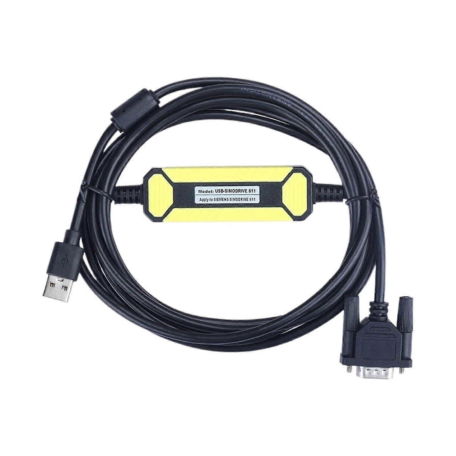 USB 611 Cable for SIMODRIVE 611 Universal Servo Drive Debugging and Download - Compatible with 611 Models