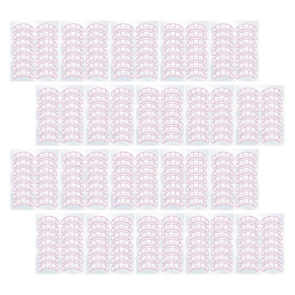 30 feuilles / 320pcs Eyelash Extension Sticker Eyelash Isolation Positioning Patches