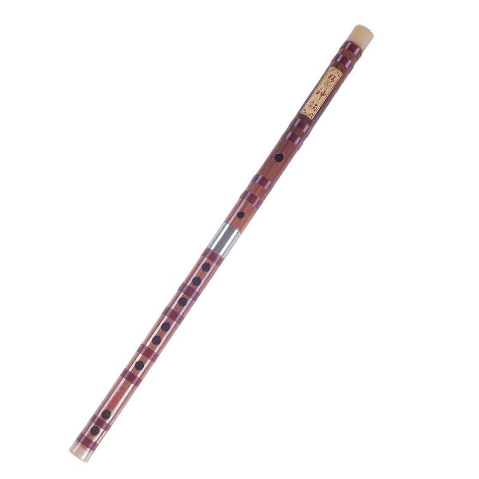 Bitterbambus White Copper Double-Inset Two-Piece Multi-Tuned Transverse Bamboo Flute For Professionals