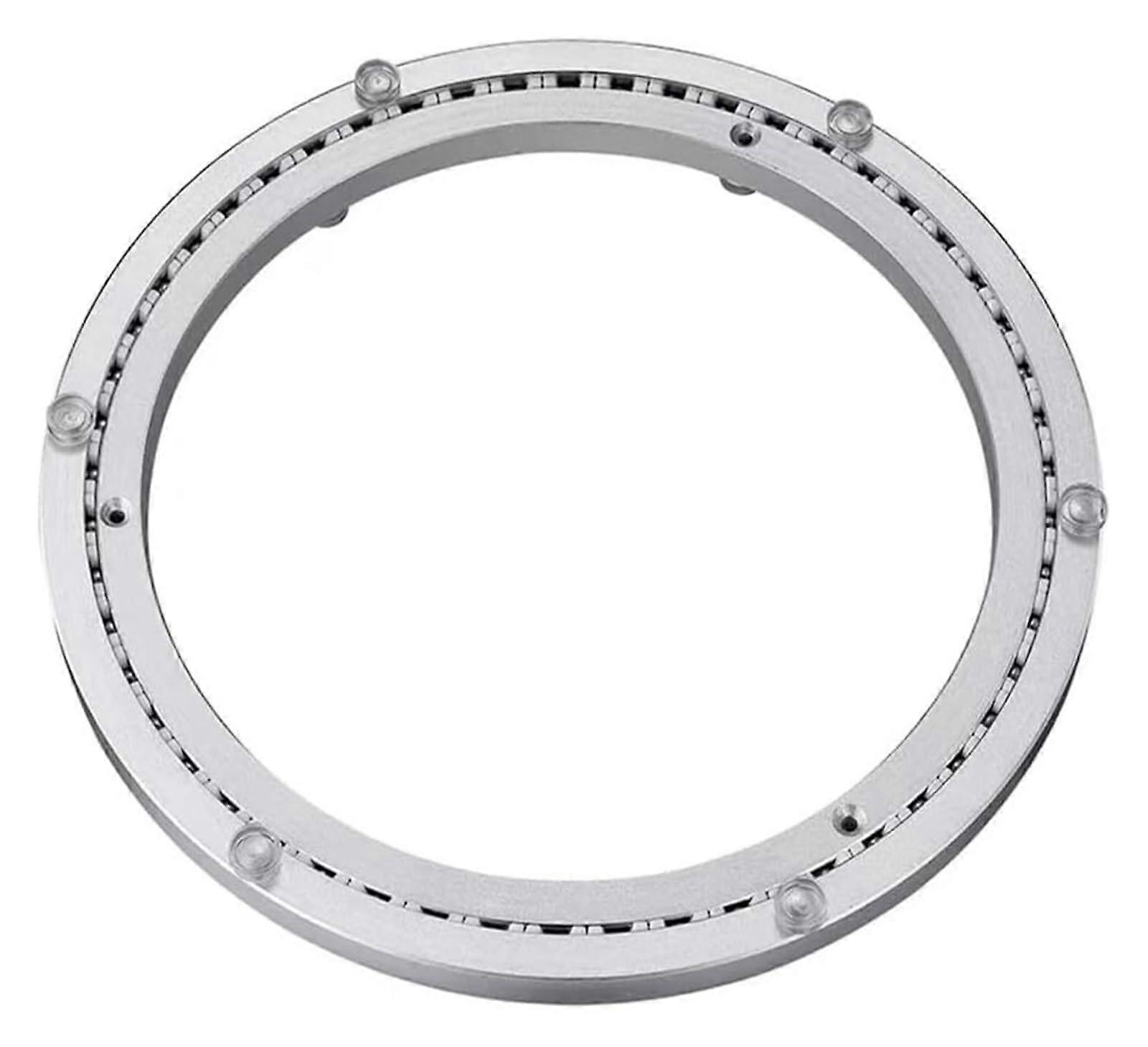 Rotating tray made of aluminum alloy, round dining table with rotating base, sturdy aluminum fittings (990mm/39in).