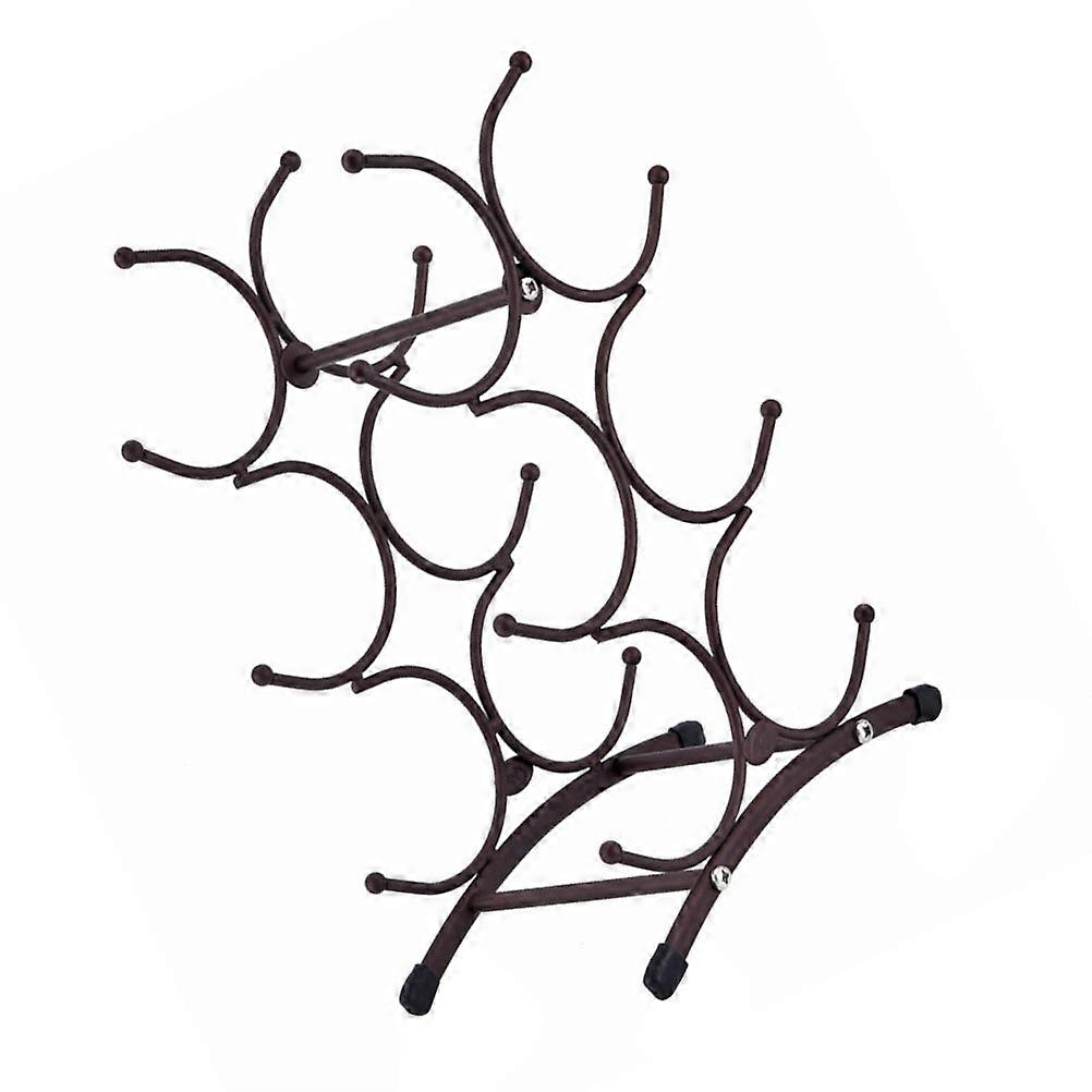 Stylish Wine Rack for Home, Kitchen, Bar, and Office – Decorative Wine Shelf Storage for Bottles Display