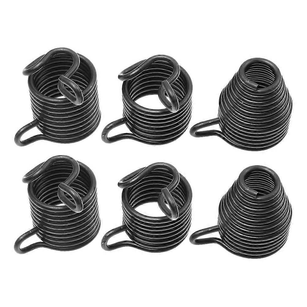 6 pièces ressorts pneumatiques en acier pour l’installation couleur noire design polyvalent compact et