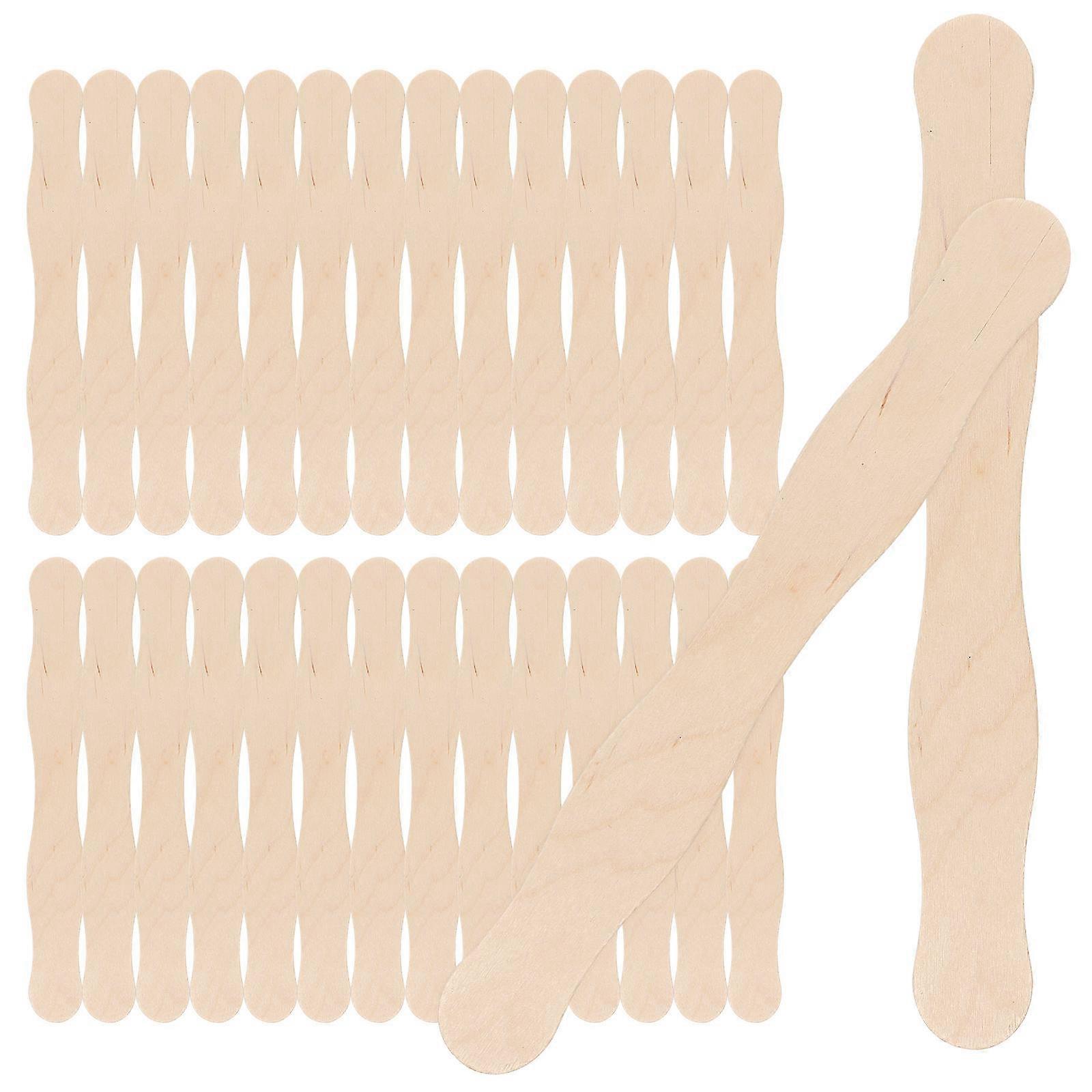 50PCS Popsicle Sticks for Crafts Made from Synthetic Material Black Color Great for DIY Projects