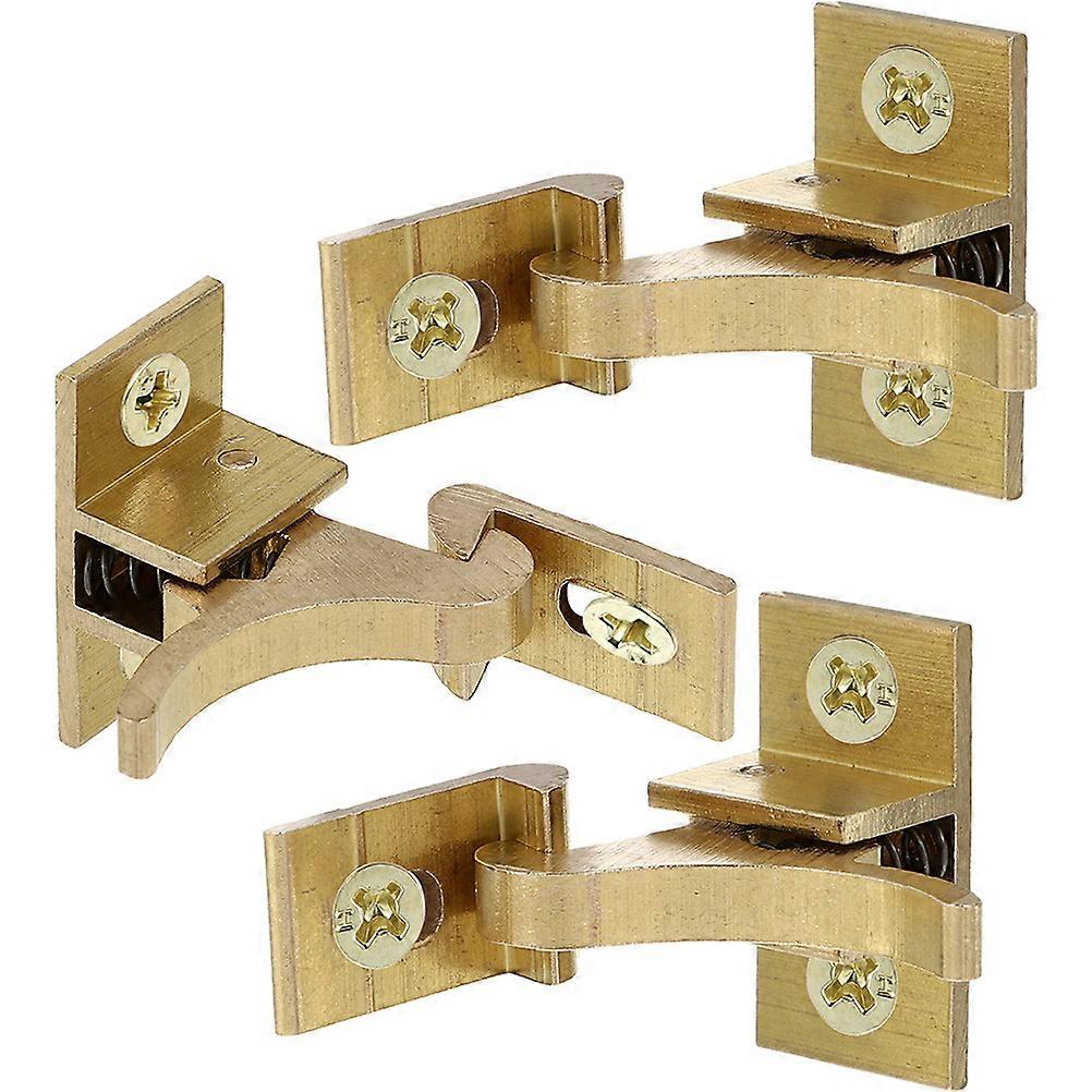 Reliable Window Catch Latches Copper Anti-Rust Simple Style Doors Windows 1.1X1.5X2.8CM 3Pcs